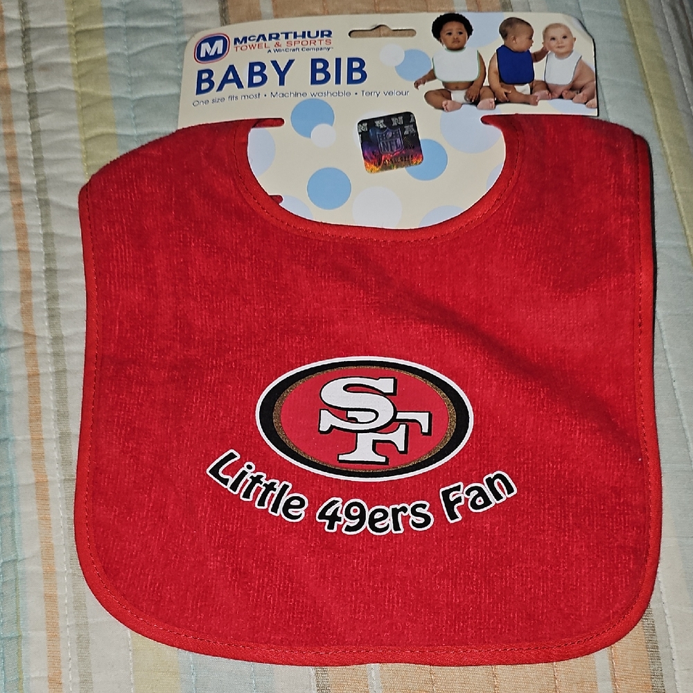 San Francisco 49ers Baby Bib